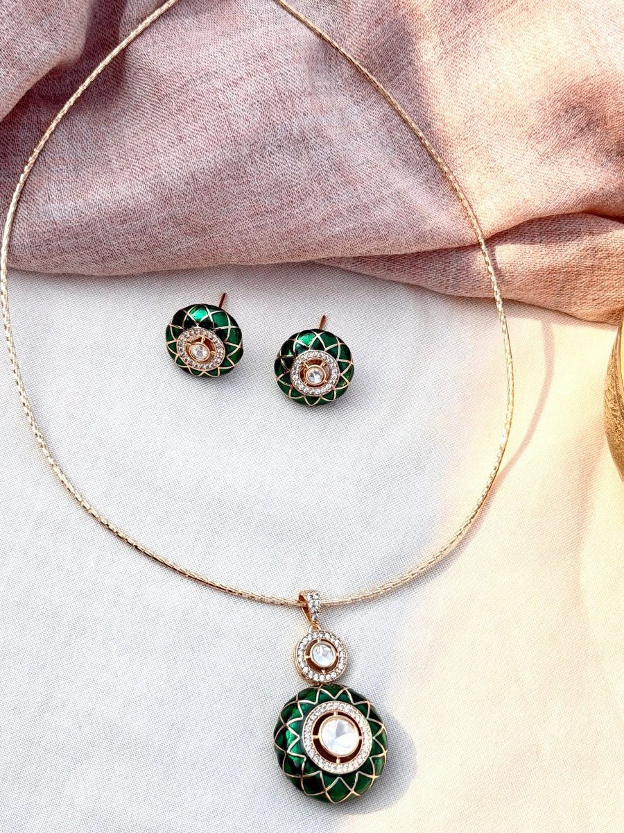 Fiore Necklace Set - Silks & Jewels