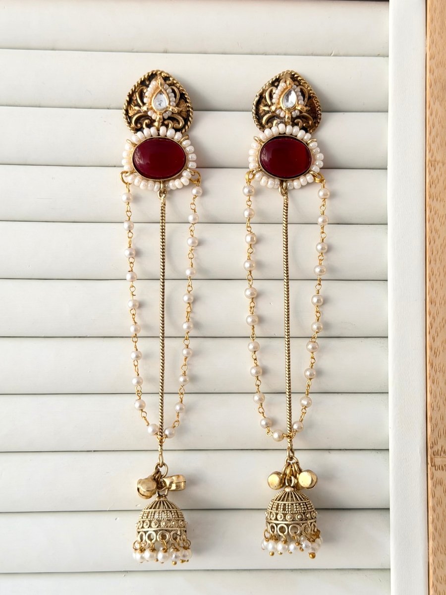 Gulnaar Kashmiri Earring - Silks & Jewels