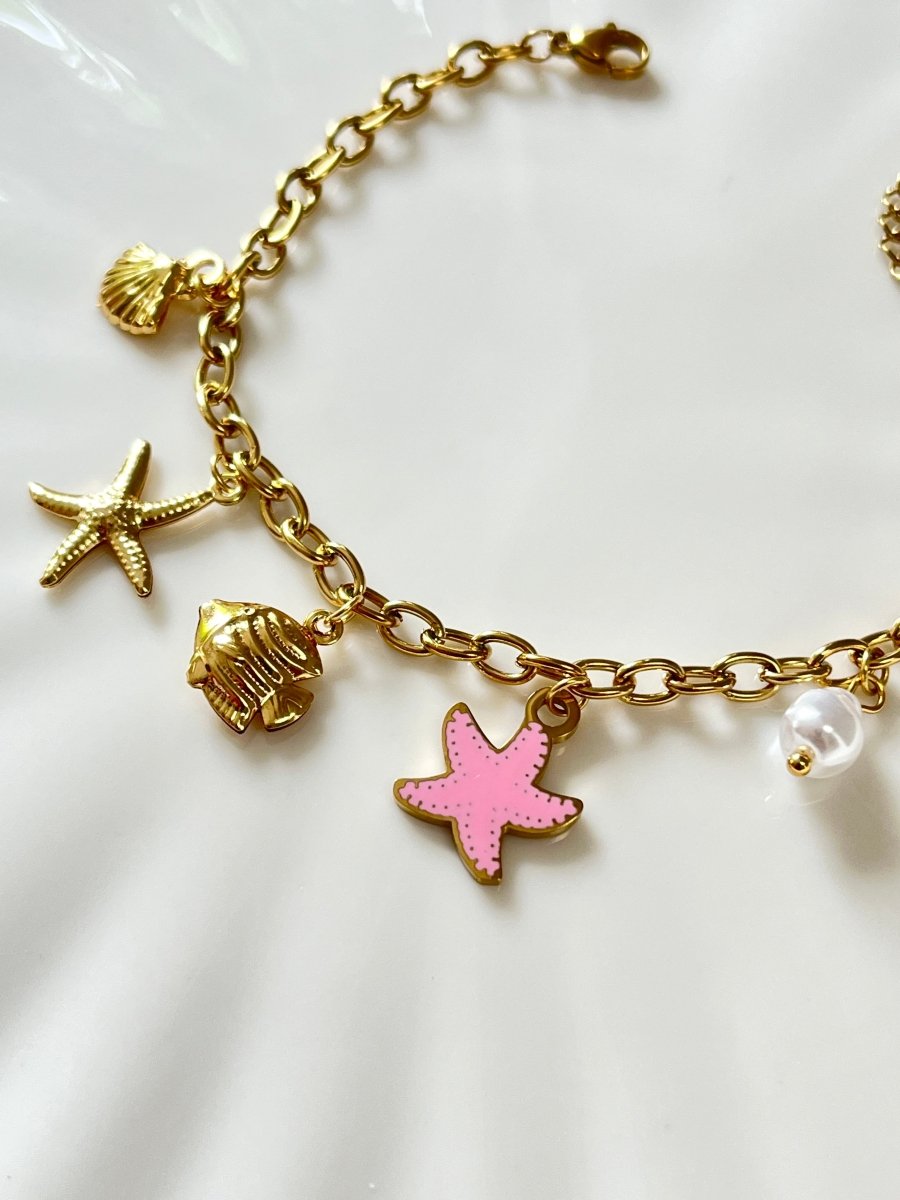 Shore Stories Charm Bracelet - Silks & Jewels