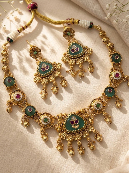 Swarna shristi set - Silks & Jewels