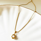 Golden Pearl Elegance Single Pearl Necklace