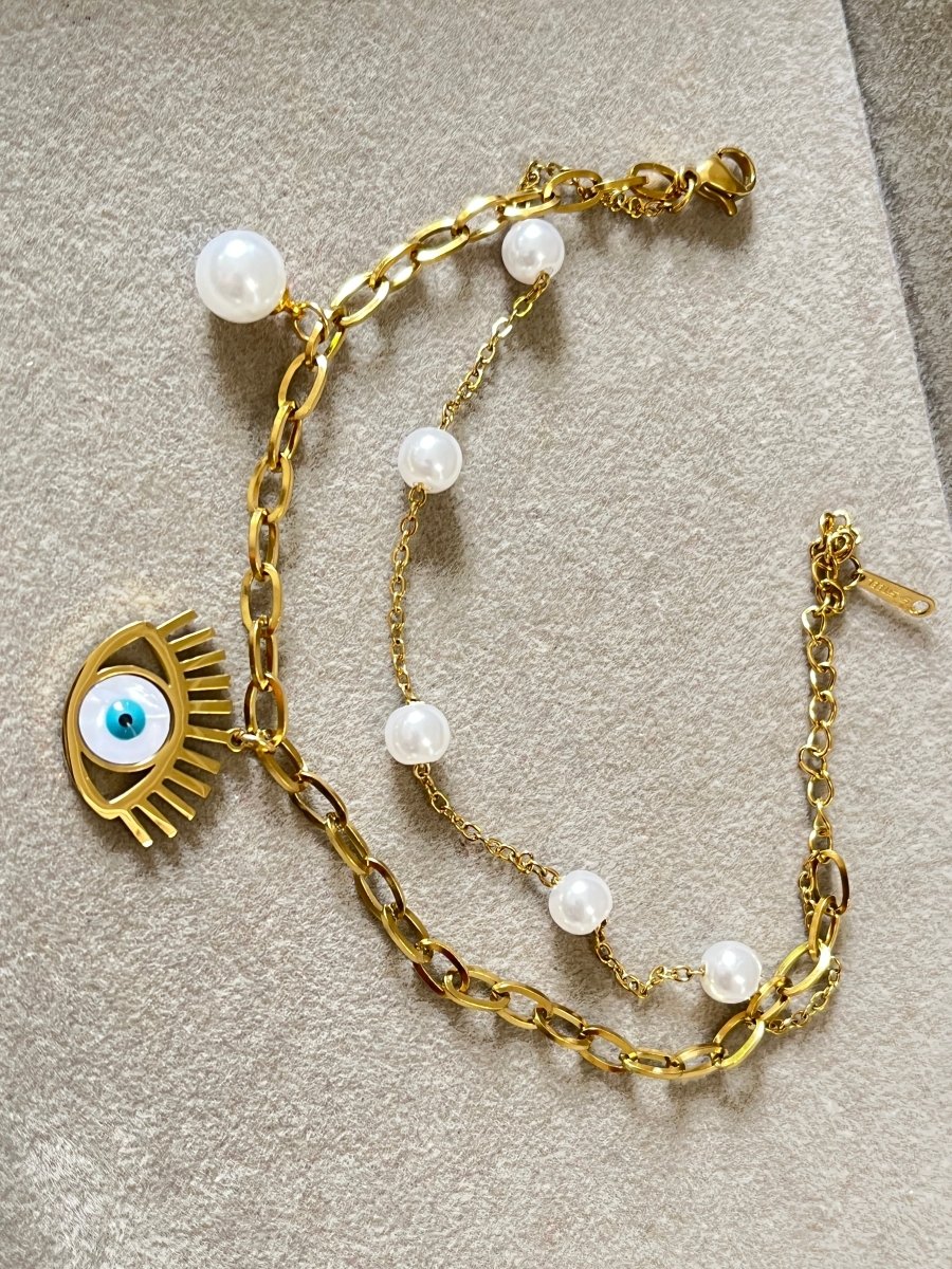 Aura Eye Bracelet - Silks & Jewels