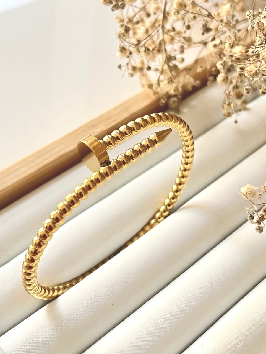 Bead style Nail Bracelet - Silks & Jewels