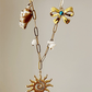 Boho Sun and Shell Gold Plated Pearl Necklace - Silks & Jewels