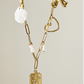 Celestial Medallion Moon and Star Gold Chain Necklace - Silks & Jewels