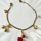 Cherry Charm Bracelet - Silks & Jewels