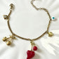 Cherry Charm Bracelet - Silks & Jewels