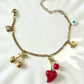 Cherry Charm Bracelet - Silks & Jewels