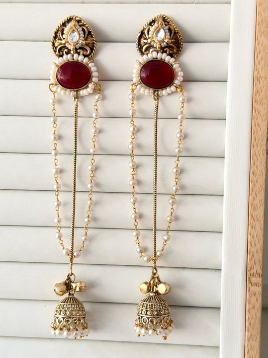 Gulnaar Kashmiri Earring - Silks & Jewels