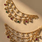 Kanak - Chhaya (Ruby - Green) - Silks & Jewels