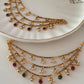 Kanak - Chhaya (Ruby - Green) - Silks & Jewels