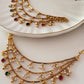 Kanak - Chhaya (Ruby - Green) - Silks & Jewels