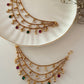 Kanak - Chhaya (Ruby - Green) - Silks & Jewels