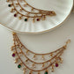 Kanak - Chhaya (Ruby - Green) - Silks & Jewels