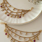Kanak - Chhaya (Ruby - White) - Silks & Jewels