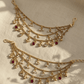 Kanak - Chhaya (Ruby - White) - Silks & Jewels