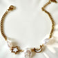 Luna Pearl Charm Bracelet - Silks & Jewels