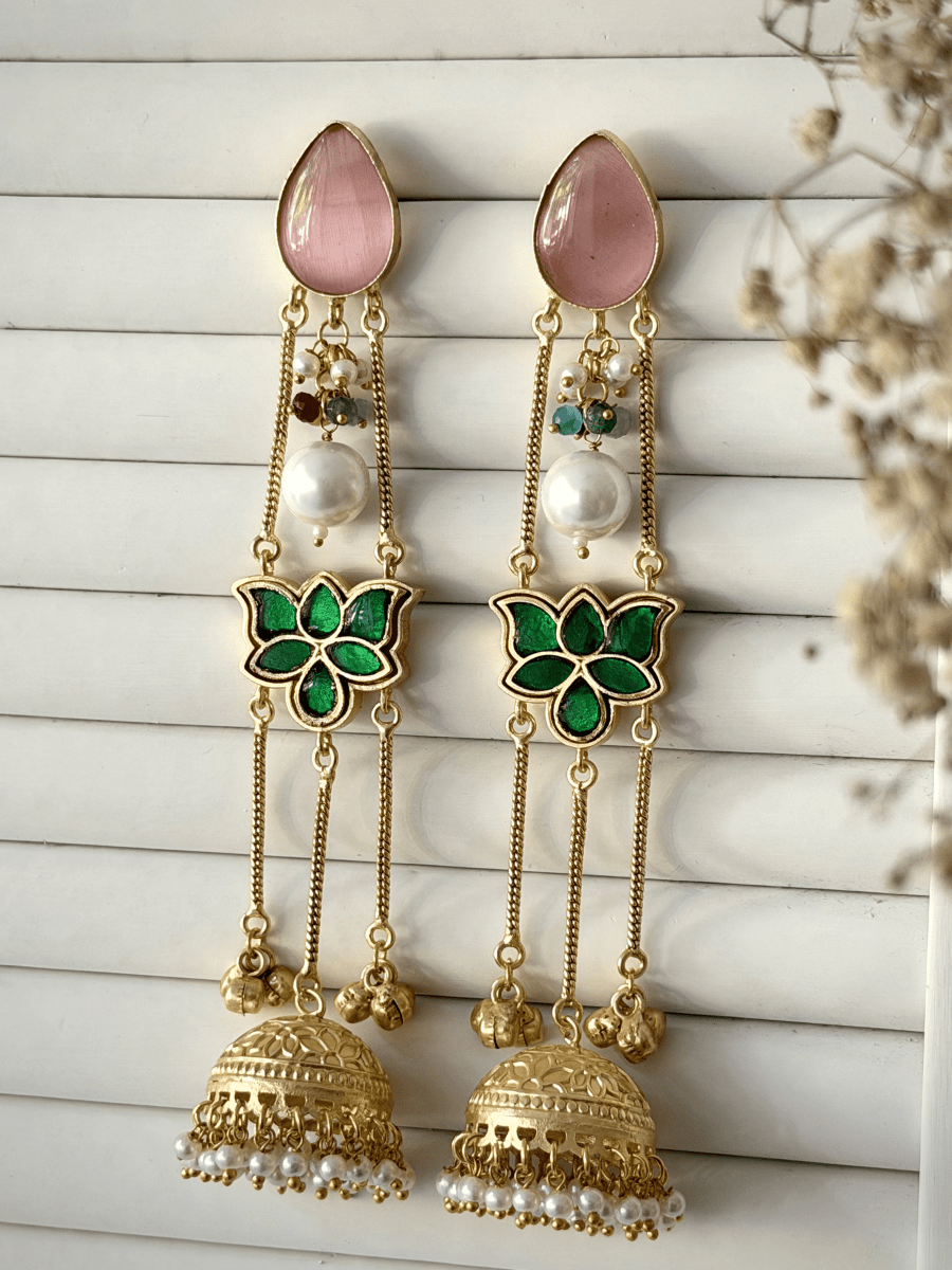 Mehfil Kashmiri Jhumka - Silks & Jewels