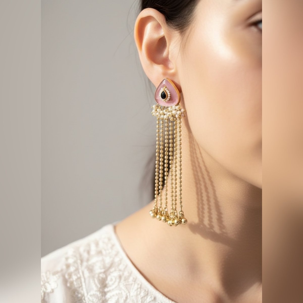 Noorbaag Kashmiri Earring - Silks & Jewels
