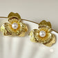 Petal Glow Studs - Silks & Jewels
