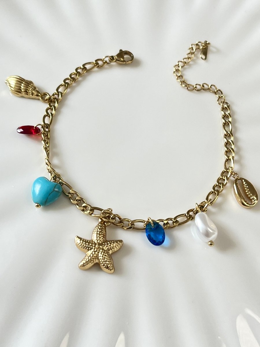 SeaMuse Charm Chain - Silks & Jewels