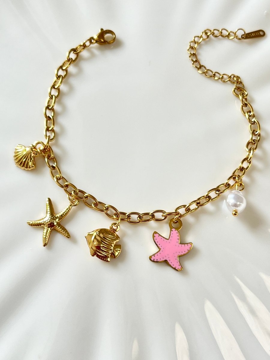 Shore Stories Charm Bracelet - Silks & Jewels