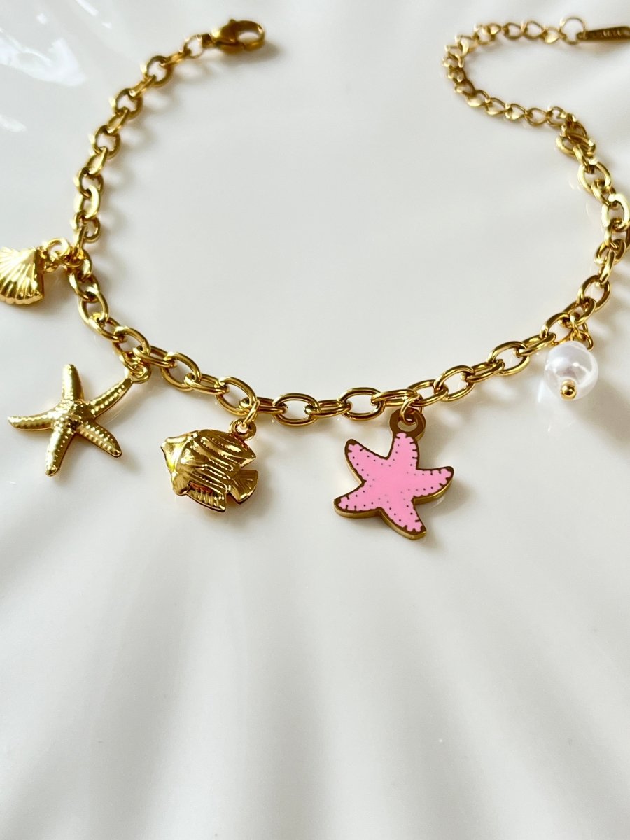 Shore Stories Charm Bracelet - Silks & Jewels