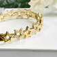 Stellar Charm Star Gold Plated Zircon Bracelet - Silks & Jewels
