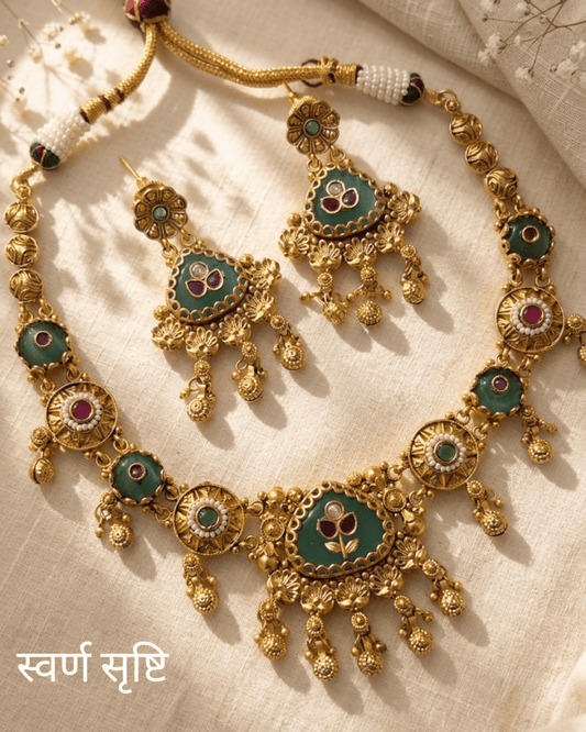 Swarna shristi set - Silks & Jewels
